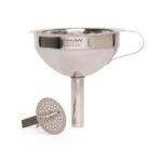 KMW Stainless Steel Funnel with Detachable Strainer