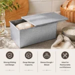 KMW Galvanized Bread Mould with Sliding Cover Premium Baking Pan - Image 8