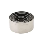 KMW Stainless Steel Round Cookie Cutter Set 7-Piece - Image 8