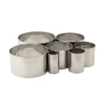 KMW Stainless Steel Round Cookie Cutter Set 7-Piece - Image 7