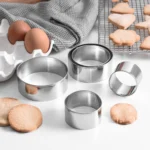 KMW Stainless Steel Round Cookie Cutter Set 7-Piece - Image 5