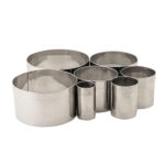 KMW Stainless Steel Round Cookie Cutter Set 7-Piece