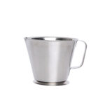 KMW Steel Measuring Jug with Handle with Base 2000 ML – Measuring Jug for Liquid