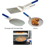 KMW High-Performance Stainless Steel Round Pizza Spade with Vinyl Handle - Image 4