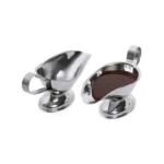 KMW Stainless Steel Gravy Boat 3 Oz (89 ML) – 2 Pcs Set | Sauce & Dressing Server - Image 2