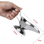 KMW Stainless Steel Gravy Boat 3 Oz (89 ML) – 2 Pcs Set | Sauce & Dressing Server - Image 8